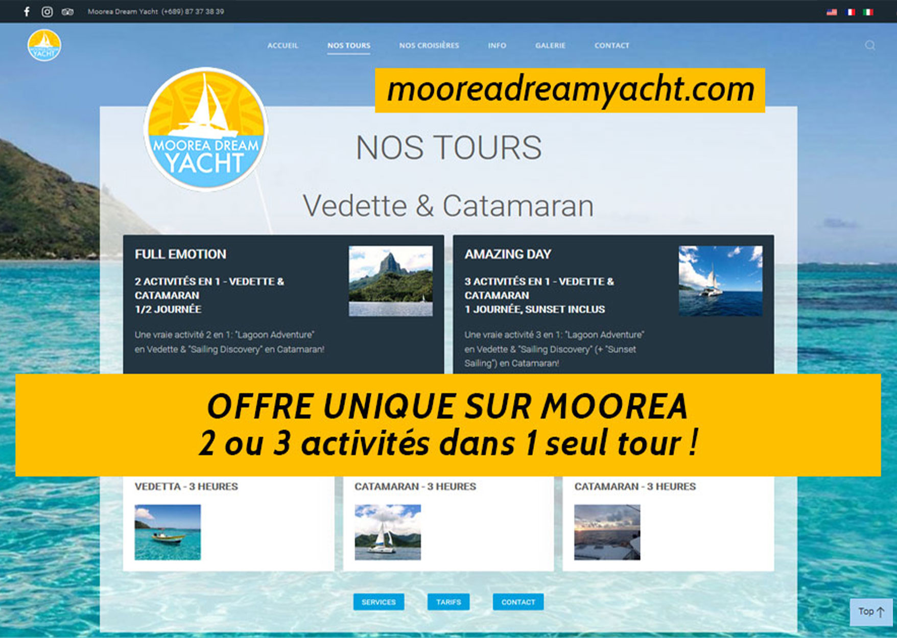 Moorea Dream Yacht